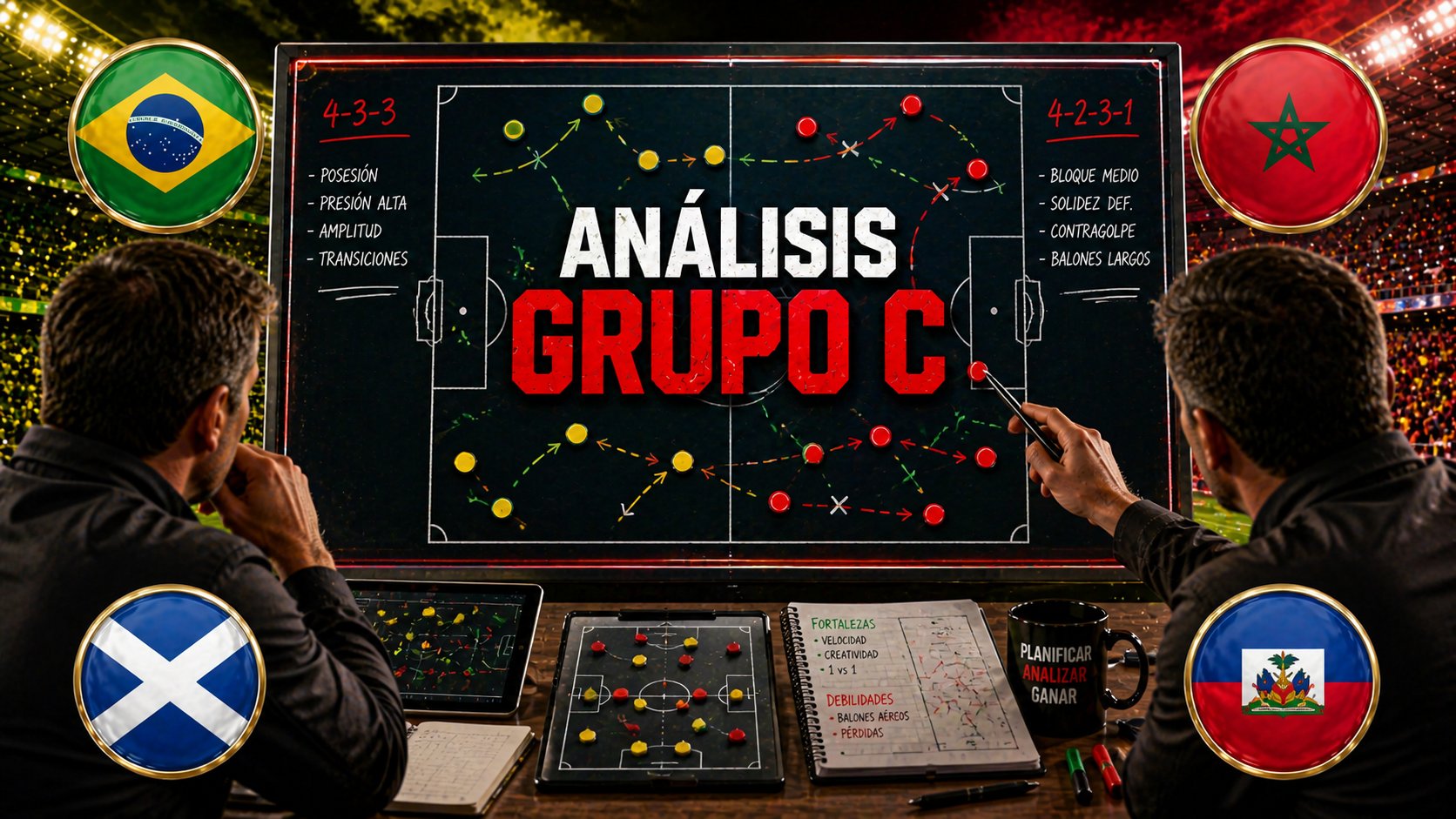 Analisis del Grupo C del Mundial 2026: Brasil, Marruecos, Escocia y Haiti