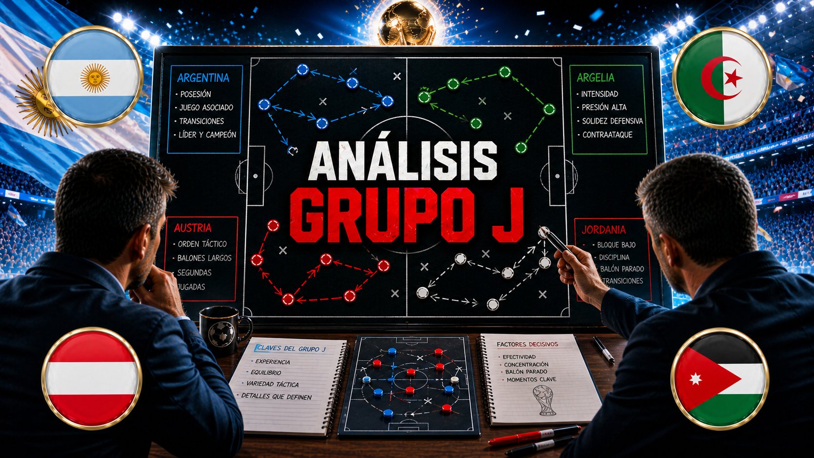 Analisis del Grupo J del Mundial 2026: Argentina, Argelia, Austria y Jordania