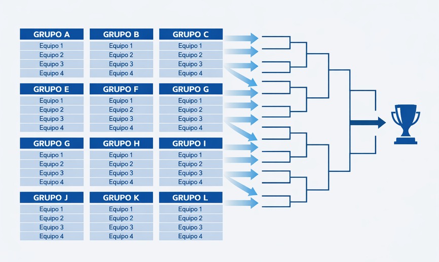 Cómo funciona el nuevo formato del Mundial 2026 con 48 selecciones