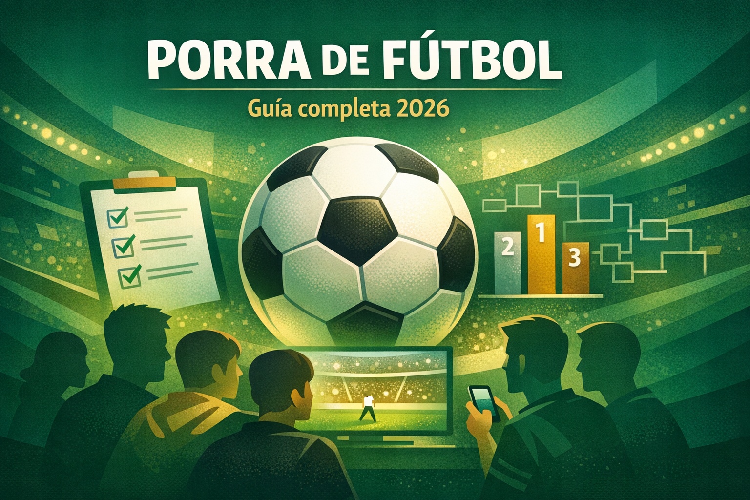 Porra de fútbol online: qué es, cómo funciona y dónde jugar gratis en 2026