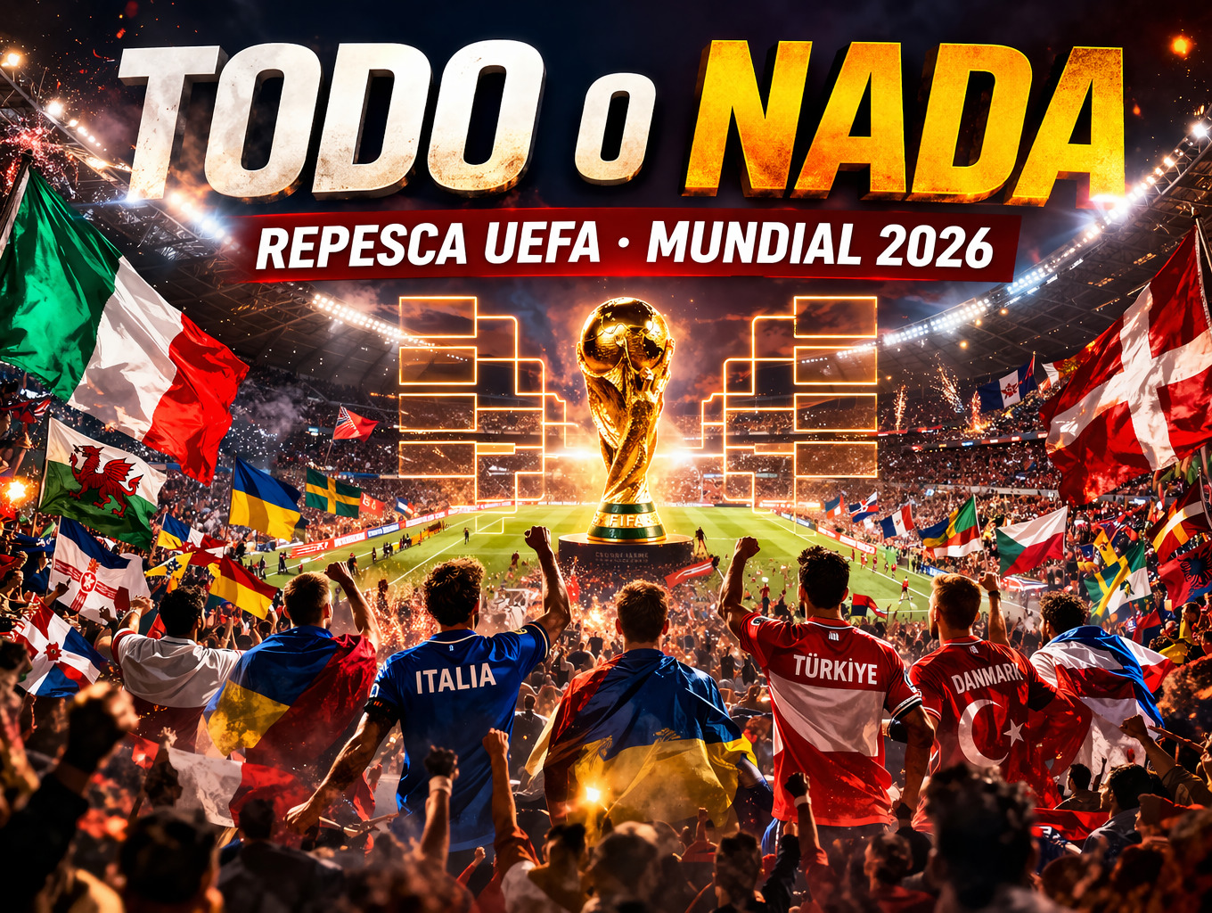 Repesca UEFA Mundial 2026: formato, playoffs y probabilidades de clasificación